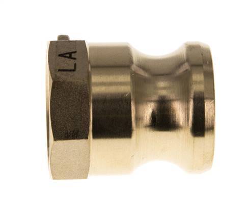 Camlock DN 25 (1'') Koppeling MessingRp 1'' met binnendraad Type A MIL-C-27487
