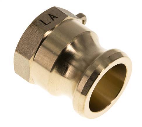 Camlock DN 25 (1'') Koppeling MessingRp 1'' met binnendraad Type A MIL-C-27487