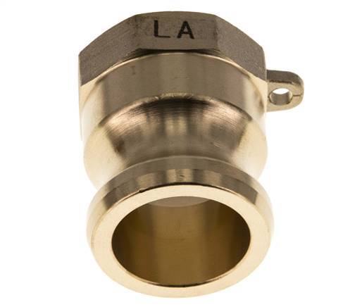 Camlock DN 25 (1'') Koppeling MessingRp 1'' met binnendraad Type A MIL-C-27487