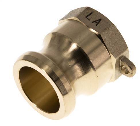 Camlock DN 25 (1'') Koppeling MessingRp 1'' met binnendraad Type A MIL-C-27487