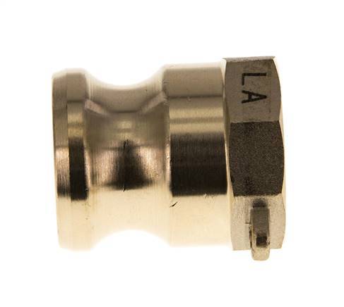 Camlock DN 25 (1'') Koppeling MessingRp 1'' met binnendraad Type A MIL-C-27487