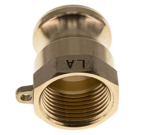 Camlock DN 25 (1'') Koppeling MessingRp 1'' met binnendraad Type A MIL-C-27487