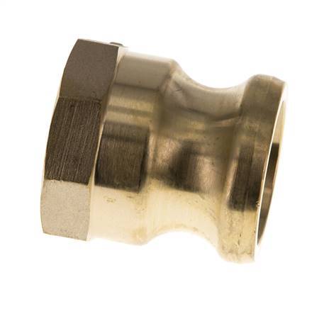 Camlock DN 32 (1 1/4'') Brass Coupling Rp 1 1/4'' Female Thread Type A MIL-C-27487