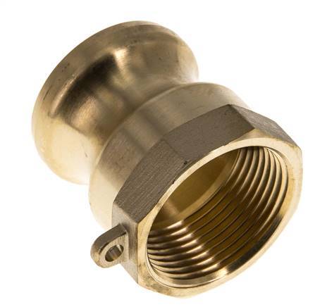 Camlock DN 32 (1 1/4'') Koppeling MessingRp 1 1/4'' met binnendraad Type A MIL-C-27487