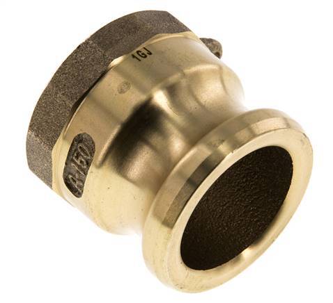 Camlock DN 40 (1 1/2'') Koppeling MessingRp 1 1/2'' met binnendraad Type A MIL-C-27487