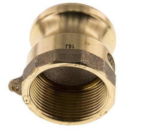 Camlock DN 40 (1 1/2'') Koppeling MessingRp 1 1/2'' met binnendraad Type A MIL-C-27487
