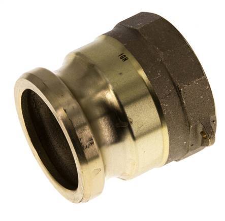 Camlock DN 60 (2 1/2'') Koppeling MessingRp 2 1/2'' met binnendraad Type A MIL-C-27487