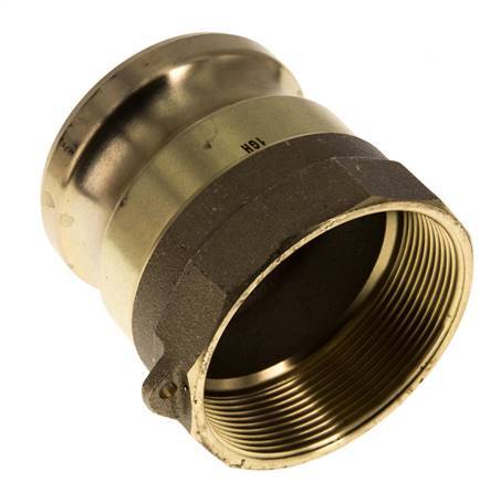 Camlock DN 60 (2 1/2'') Koppeling MessingRp 2 1/2'' met binnendraad Type A MIL-C-27487