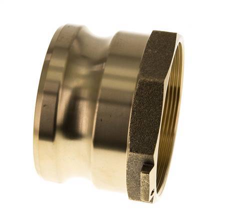 Camlock DN 75 (3'') Koppeling MessingRp 3'' met binnendraad Type A MIL-C-27487