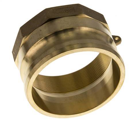 Camlock DN 90 (4'') Koppeling MessingRp 4'' met binnendraad Type A MIL-C-27487