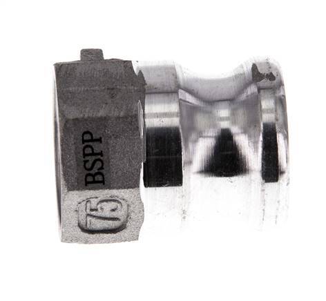 Camlock DN 20 (3/4'') Koppeling AluminiumRp 3/4'' met binnendraad Type A MIL-C-27487