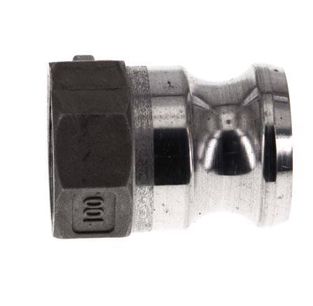 Camlock DN 25 (1'') Koppeling AluminiumRp 1'' met binnendraad Type A MIL-C-27487