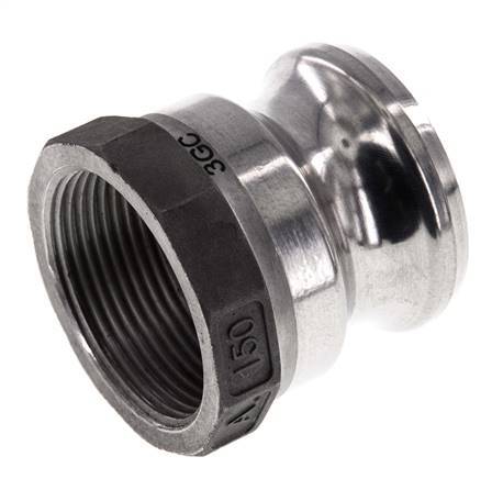 Camlock DN 40 (1 1/2'') Koppeling AluminiumRp 1 1/2'' met binnendraad Type A MIL-C-27487