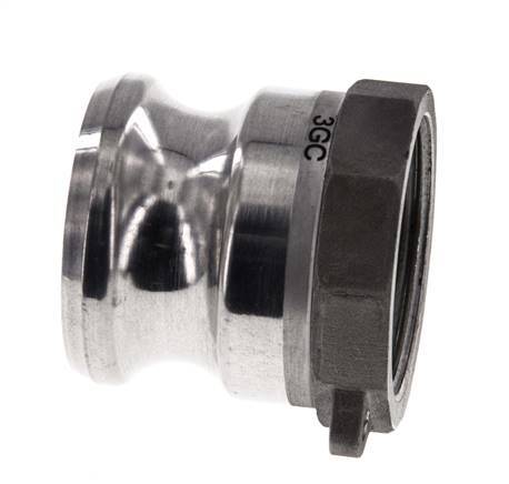 Camlock DN 40 (1 1/2'') Koppeling AluminiumRp 1 1/2'' met binnendraad Type A MIL-C-27487