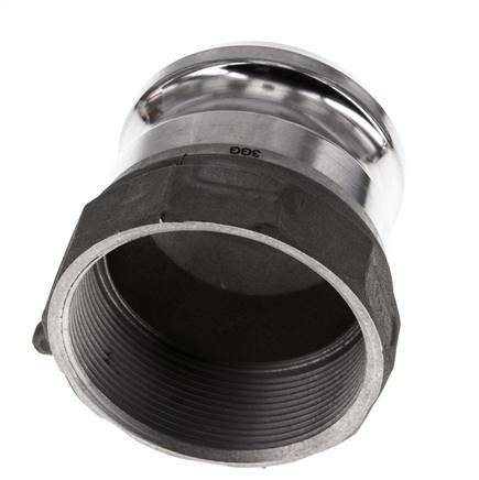 Camlock DN 60 (2 1/2'') Koppeling AluminiumRp 2 1/2'' met binnendraad Type A MIL-C-27487