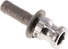 Camlock DN 15 (1/2'') Koppeling RVS met slangpilaar (13 mm) Type E MIL-C-27487