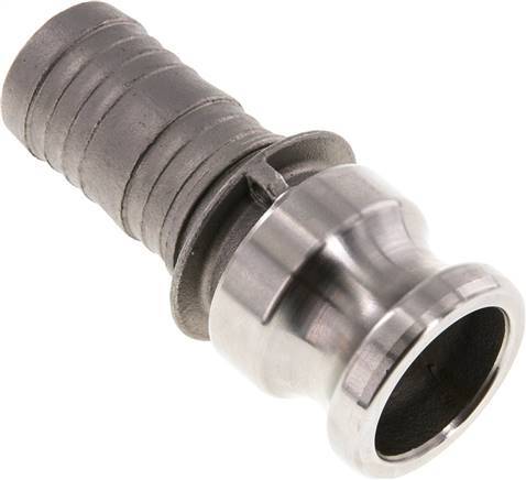 Camlock DN 32 (1 1/4'') Koppeling RVS met slangpilaar (32 mm) Type E MIL-C-27487