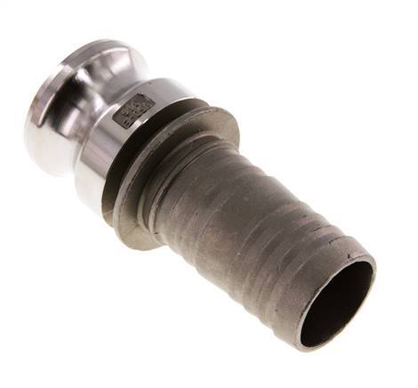 Camlock DN 40 (1 1/2'') Koppeling RVS met slangpilaar (38 mm) Type E MIL-C-27487