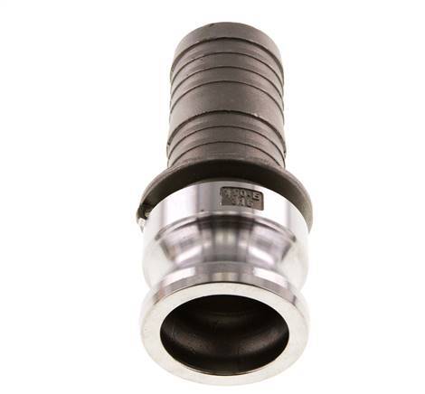 Camlock DN 40 (1 1/2'') Koppeling RVS met slangpilaar (38 mm) Type E MIL-C-27487