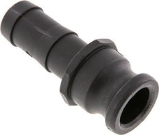 Camlock DN 25 (1'') Koppeling Polypropyleen met slangpilaar (25 mm) Type E MIL-C-27487 [2 Stuks]