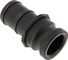 Camlock DN 50 (2'') Koppeling Polypropyleen met slangpilaar (50 mm) Type E MIL-C-27487