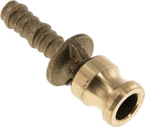 Camlock DN 15 (1/2'') Koppeling Messing met slangpilaar (13 mm) Type E MIL-C-27487