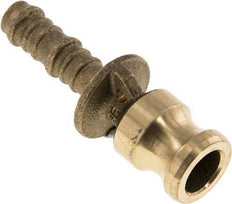 Camlock DN 15 (1/2'') Koppeling Messing met slangpilaar (13 mm) Type E MIL-C-27487