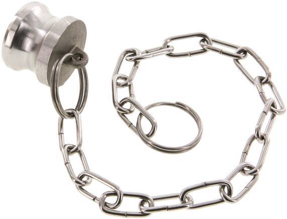 Camlock DN 20 (3/4'') Stainless Steel Coupling Plug Type DP MIL-C-27487
