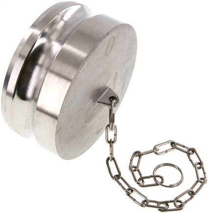 Camlock DN 90 (4'') Stainless Steel Coupling Plug Type DP MIL-C-27487