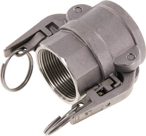 Camlock DN 40 (1 1/2'') Veiligheid Koppeling RvsRp 1 1/2'' met binnendraad Type D MIL-C-27487