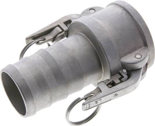 Camlock DN 50 (2'') Veiligheid Koppeling RVS met slangpilaar (50 mm) Type C MIL-C-27487