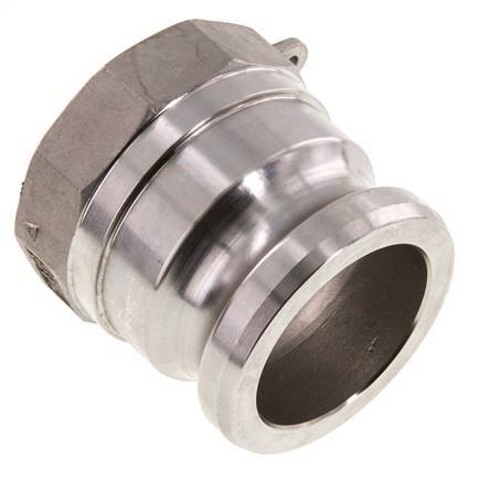 Camlock DN 60 (2 1/2'') Koppeling RvsG 2 1/2'' met binnendraad Type A EN 14420-7 (DIN 2828)