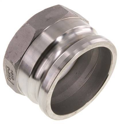 Camlock DN 90 (4'') Koppeling RvsG 4'' met binnendraad Type A EN 14420-7 (DIN 2828)