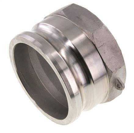 Camlock DN 90 (4'') Koppeling RvsG 4'' met binnendraad Type A EN 14420-7 (DIN 2828)