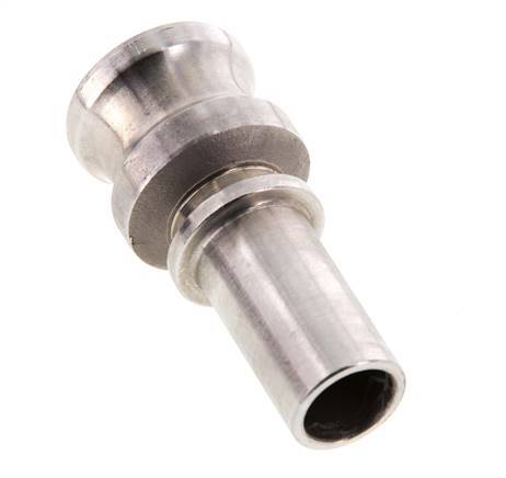 Camlock DN 20 (3/4'') Koppeling RVS met slangpilaar (19 mm) Type E EN 14420-7 (DIN 2828)