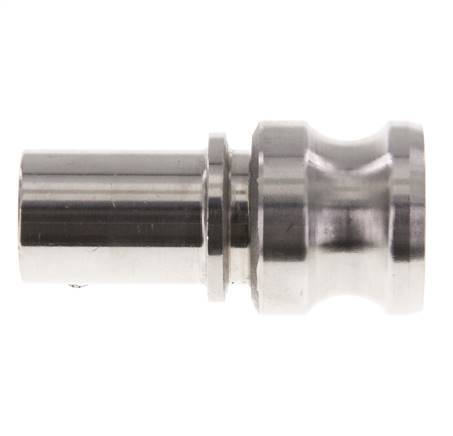 Camlock DN 25 (1'') Koppeling RVS met slangpilaar (25 mm) Type E EN 14420-7 (DIN 2828)