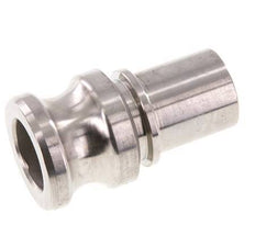 Camlock DN 32 (1 1/4'') Koppeling RVS met slangpilaar (32 mm) Type E EN 14420-7 (DIN 2828)