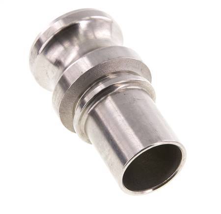 Camlock DN 32 (1 1/4'') Koppeling RVS met slangpilaar (32 mm) Type E EN 14420-7 (DIN 2828)