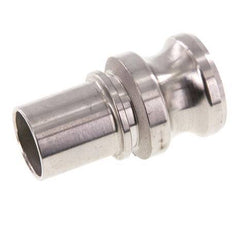 Camlock DN 32 (1 1/4'') Koppeling RVS met slangpilaar (32 mm) Type E EN 14420-7 (DIN 2828)