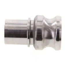 Camlock DN 40 (1 1/2'') Koppeling RVS met slangpilaar (38 mm) Type E EN 14420-7 (DIN 2828)