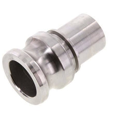 Camlock DN 40 (1 1/2'') Koppeling RVS met slangpilaar (38 mm) Type E EN 14420-7 (DIN 2828)
