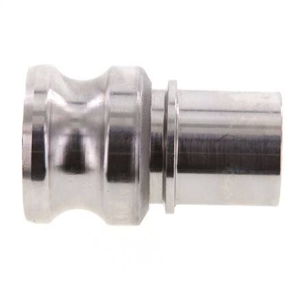 Camlock DN 40 (1 1/2'') Koppeling RVS met slangpilaar (38 mm) Type E EN 14420-7 (DIN 2828)