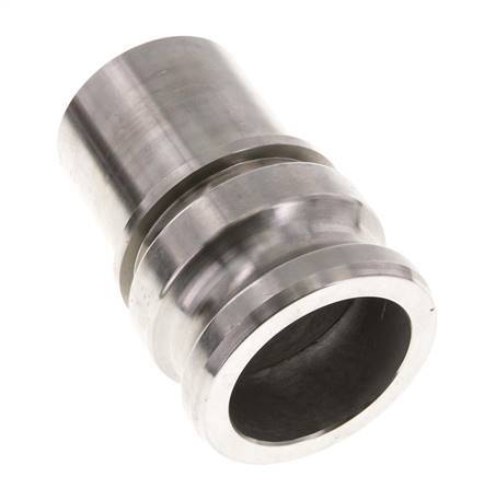 Camlock DN 60 (2 1/2'') Koppeling RVS met slangpilaar (63 mm) Type E EN 14420-7 (DIN 2828)