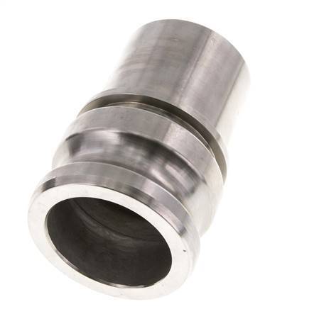Camlock DN 60 (2 1/2'') Koppeling RVS met slangpilaar (63 mm) Type E EN 14420-7 (DIN 2828)
