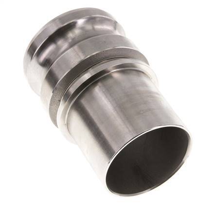 Camlock DN 60 (2 1/2'') Koppeling RVS met slangpilaar (63 mm) Type E EN 14420-7 (DIN 2828)