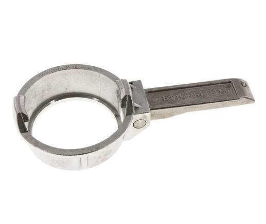 DN 50 RVS Tankwagen (TW) klemring met hendel (M-type)