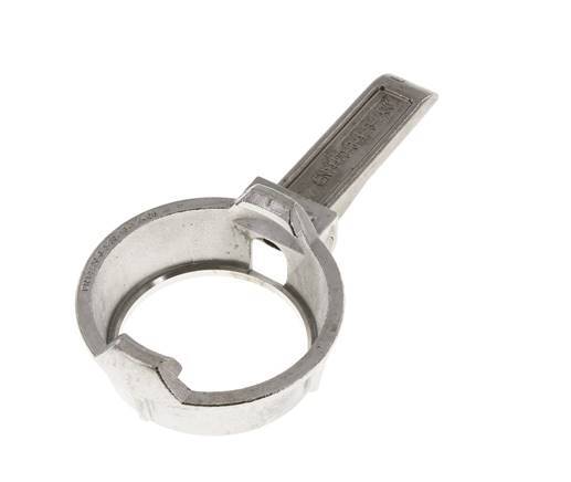 DN 50 RVS Tankwagen (TW) klemring met hendel (M-type)