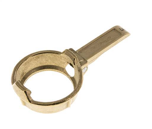 DN 50 Messing Tankwagen (TW) klemring met hendel (M-type)