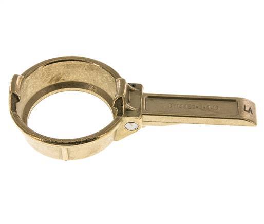 DN 50 Messing Tankwagen (TW) klemring met hendel (M-type)