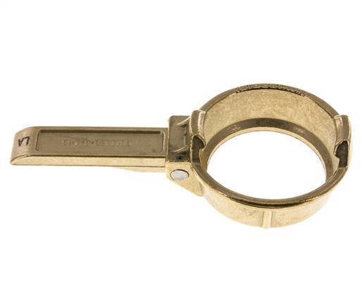 DN 50 Messing Tankwagen (TW) klemring met hendel (M-type)